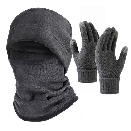3 шт./компл. зимняя велосипедная шейная гетра шапка перчатки теплая холодная погода ветрозащитная для мужчин и женщин на открытом воздухе