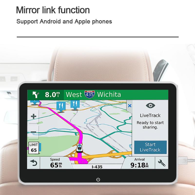 Сенсорный экран, внешний MP5-дисплей на подголовнике, автомобильная универсальная задняя развлекательная система