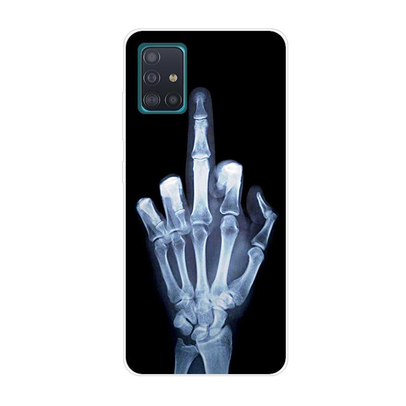 Для чехла Samsung Galaxy A71 A51 M31 Чехол M31S Мягкий силиконовый задний чехол для Samsung A71 M31S Чехол A 51 Ударопрочный чехол M31 Чехол