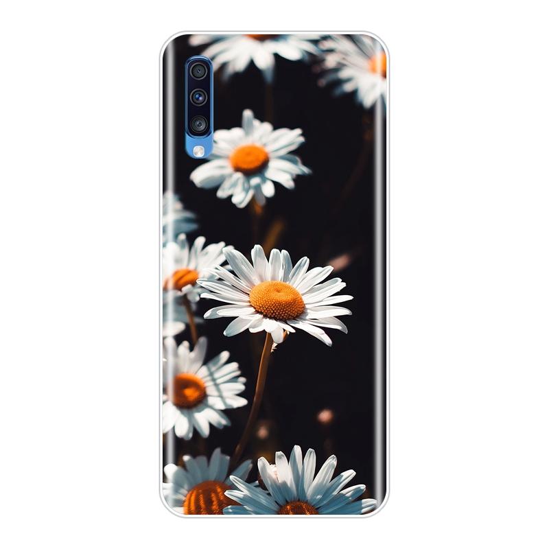 Чехол для телефона с подсолнухом для Samsung Galaxy A40 A30 A20 A10, силиконовая мягкая задняя крышка из ТПУ для Samsung Galaxy A80 A70 A60 A50, чехлы