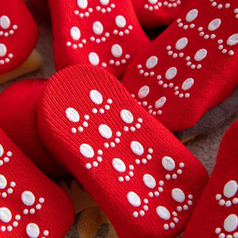 Рождественские детские носки Зимние Нескользящие Милые Кукольные Детские Напольные Носки Детские Хлопковые Носки на Новый год Рождественские Подарки