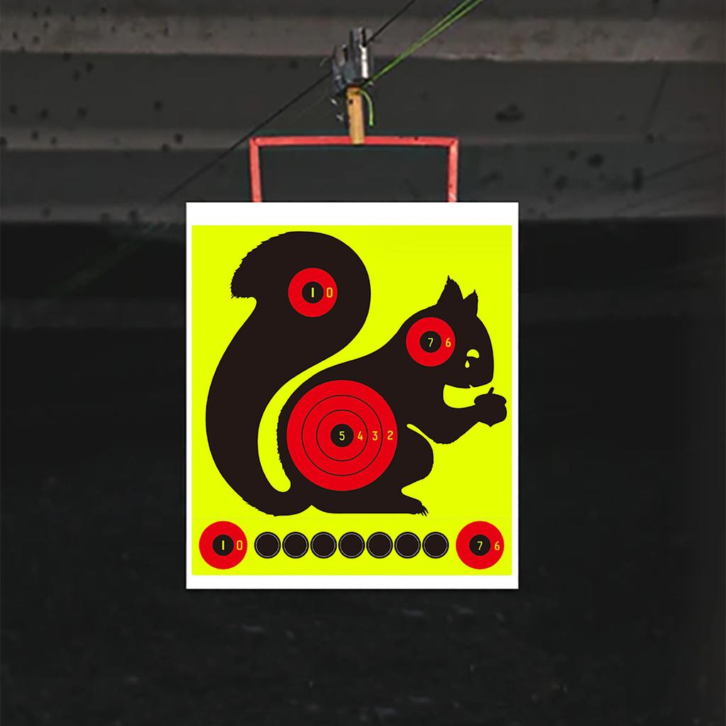 6 Sheets Shooting Adhesive Sticker Zone Targeted Paper Archerys Paper Targets Shooting Self-Adhesive Splatter Targets