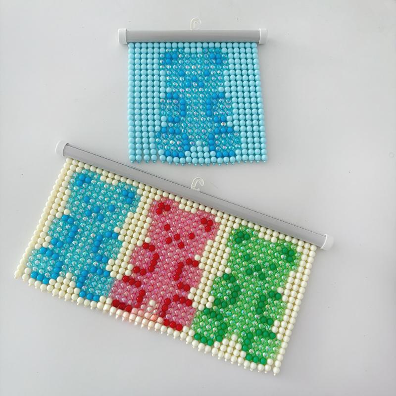 Cartoon Panda Hanging Beads Ornaments Handmade Cat Crafts Wall Art for Girls Room Decor Creative Wall Decoration Trendy 2025