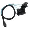 Надежный кабель SFF 8643 на 4 SAS 29P, 50 см/1,6 фута, 12 Гбит/с, высокоскоростной кабель Mini SAS для жесткого диска, SFF 8643 на SAS-шнур, для серверных жестких дисков
