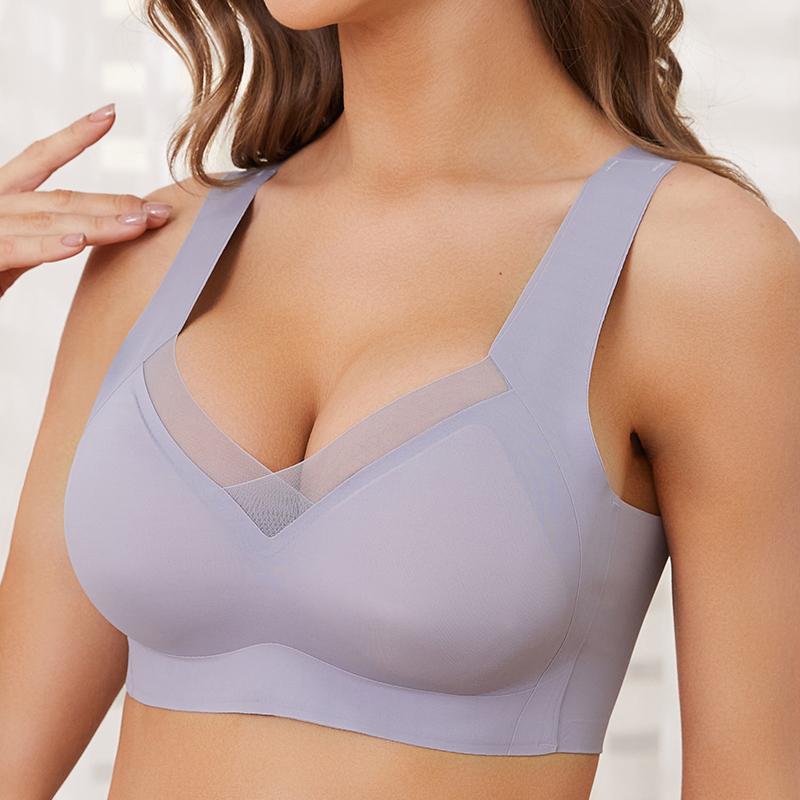 Plus Size Bra Top Women Seamless Push Up Bras Comfort Wireless Brassiere Femme Sexy Intimate Lingerie