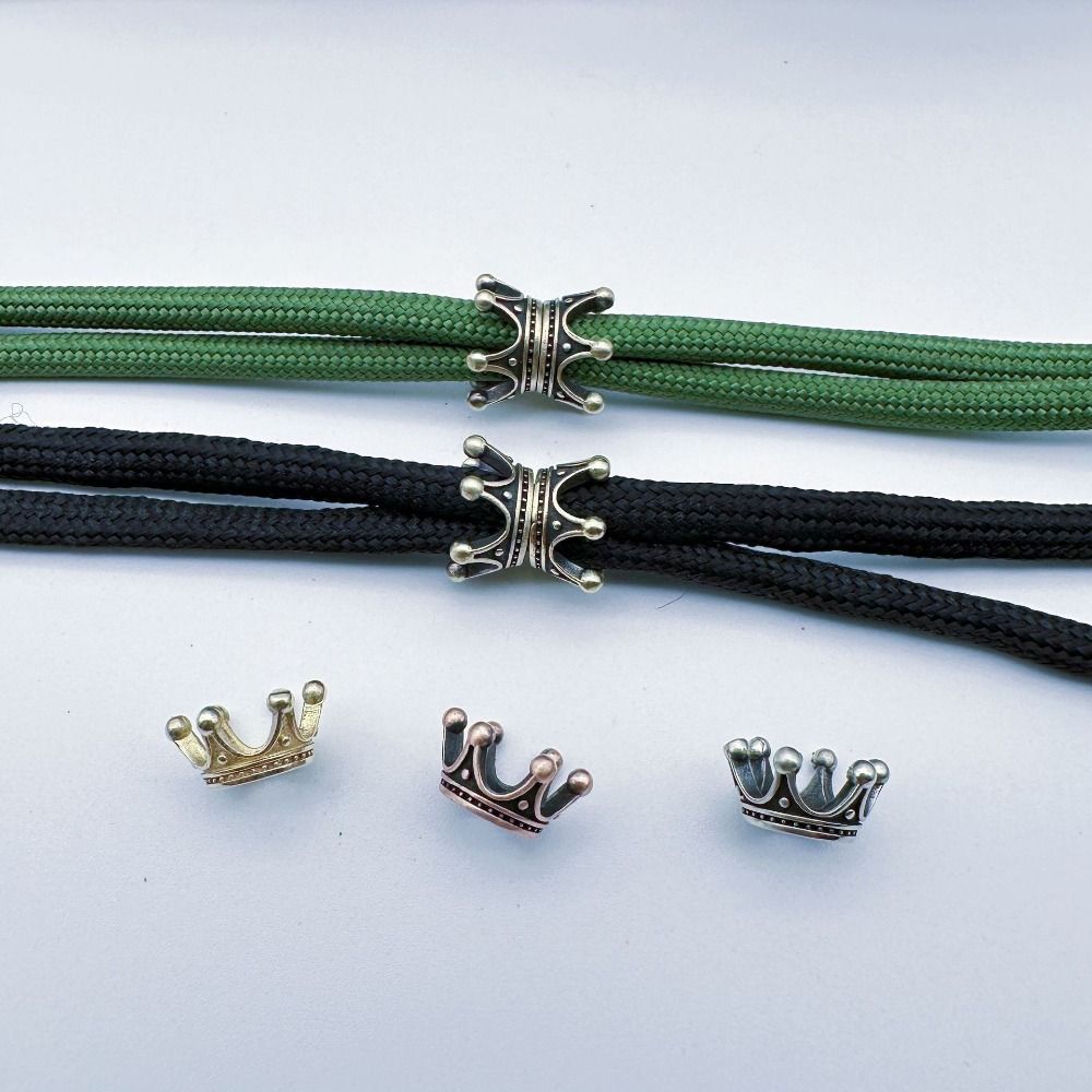 Brass Material EDC Paracor Beads DIY Accessories Lanyard Pendants Paracord Woven Beads Camping