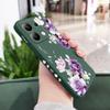 Красивый чехол для телефона с пионами для Xiaomi Redmi Note 14 13 12 12S 11 11S 10 10S 9 9S Pro Plus 4G 5G Жидкий силиконовый чехол