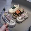 Обувь для девочек Детская обувь из парусины 2024 Весна Новый выпуск Фрагментированные цветы Модные удобные повседневные туфли Zapatillas Niño