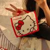 Sanrio Hello Kitty Косметичка Мультяшная Милая Большая Вместимость Складная Хранение Дорожная Сумка Kawaii Портативная Ручная Сумка