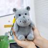 Plush Pendant Wrist Guard Rhino Design Soft Velvet Ergonomic Wrist Support Fluffy Typing Pad Bag Charm