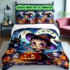 3pcs Betty Boop Duvet Cover Set, Home Printed Bedding Set, Breathable and Cozy Bedclothes Suitable For Festival Decor