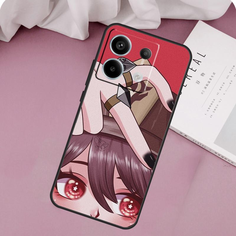 Чехол Genshin Impact Ху Тао HuTao для Redmi Note 13 Pro 9 10 11 12 Pro Plus 9S 10S 11S 12S Чехол для Redmi 12C 10C 13C