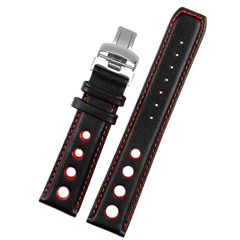 Браслет из натуральной кожи Для tissot 1853 Sport Часы аксессуары ремешок Racing PRS516 T91 1853 Верхний слой коровьей кожи 20 мм ремешок chopin