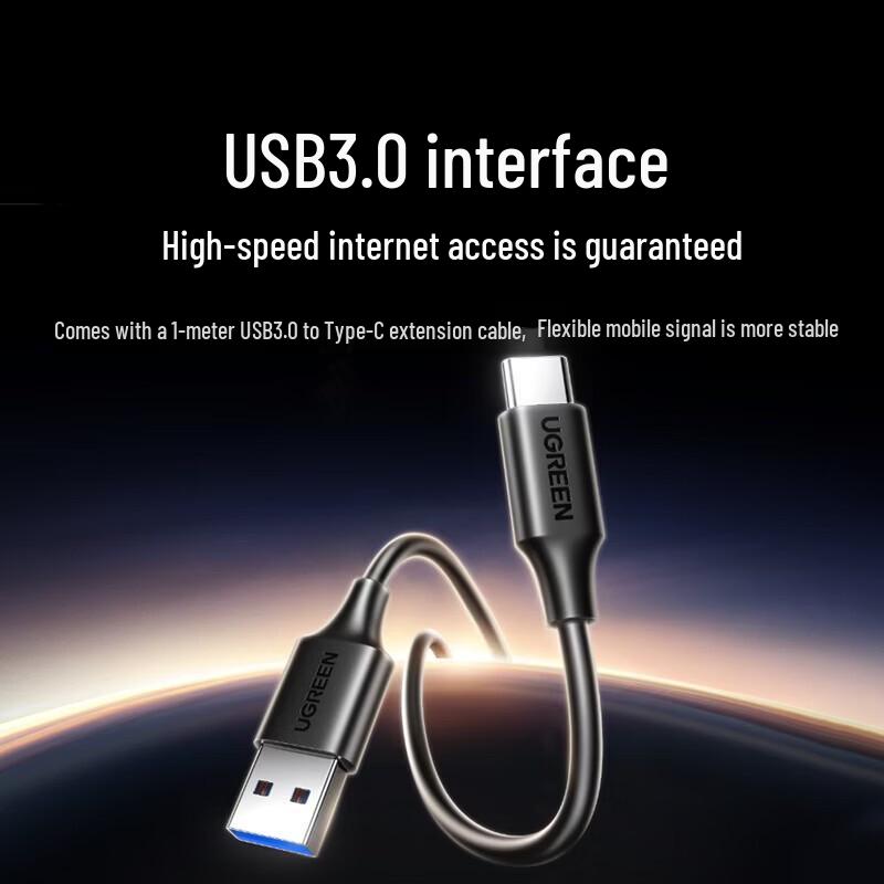 Ugreen USB WiFi 6 AX3000 Беспроводной Адаптер (Китайская версия)