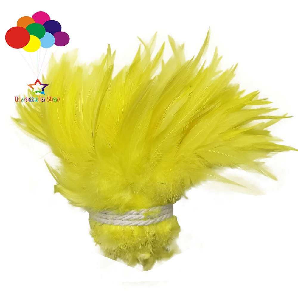 Whole 900PCS Fade Rooster Feathers Dyeing 5-6" Hackle 12-15 Cm Strung DIY Chicken Plume Jewelry Costume Hat Party Mask