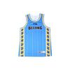 Li Ning CBA Series Letter Print Competition Basketball Jersey Classic Edition Men Jerseys Blue AAYT847-2