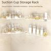 Полка для хранения без сверления, треугольная полка на присосках, высококачественная стойка-органайзер, для дома