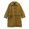 LAPIS LUCE BEAMS Wool Blend Stainless Collar Coat 36 Brown Women Used
