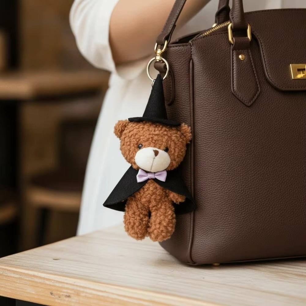 Halloween Theme Plush Bag Charm Decorative Hat Backpack Pendant Halloween Decoration