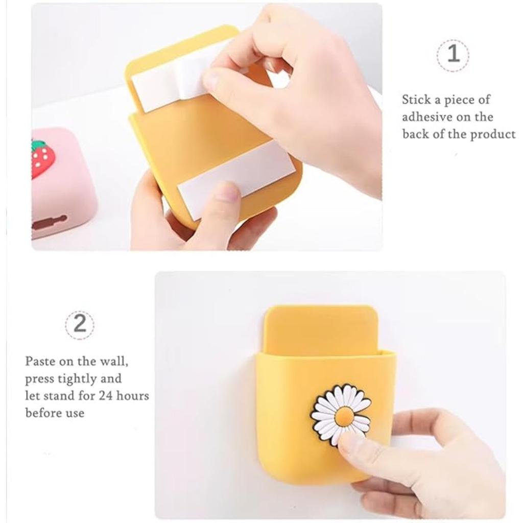 2 шт. Самоклеящаяся настенная подставка для зубных щеток Rainbow, подставка для хранения зубной пасты, зубной щетки, держателя для смартфона в ванной комнате