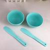 2Pcs Silicone Facial Mud Mixing Bowl with Sticks Women DIY Face Clay Stirring Bowl Professional Home Salon Beauty Skincare Mixing Tool Kit