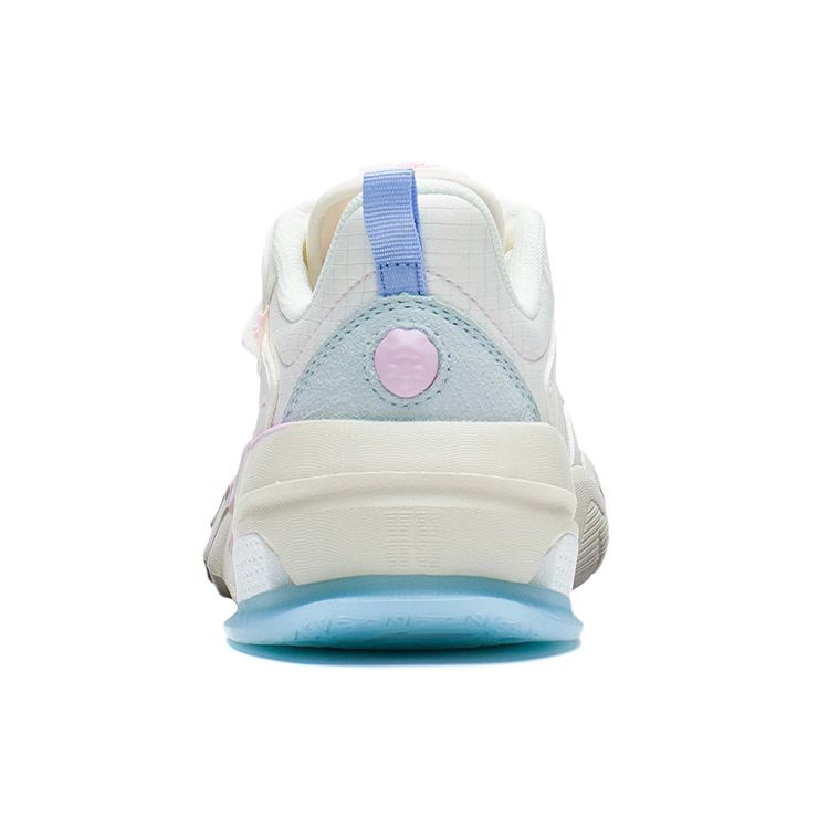 Li Ning Ln Flex Легкие, высокопрочные, амортизирующие, нескользящие, износостойкие, низкие, спортивные, повседневные туфли, женские кроссовки Off-White AGLS114-3