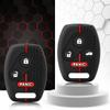 Avtomobil stili kalit qopqog'i silikon qopqoq Honda Accord CRV Civic Pilot Insight Ridgeline uchun