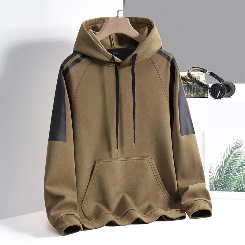 Весенне-осеннее худи мужское с капюшоном, модное, универсальное, мужское худи свободного кроя
