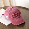 Вышитые буквы бейсболка для мужчин женщин ретро выстиранный хлопок снэпбэк уличный спорт солнцезащитные шляпы хип-хоп уличный папа дальнобойщик кепка