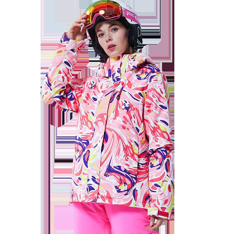 Women's North & South Ski Suit: Windproof, Waterproof, Warm, Mountaineering & Skiing Suit for Outdoor Sports.