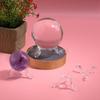 5Pcs Transparent Crystal Ball Base Photography Props Glass Sphere Holder Acrylic Glassball Base Display Stand Home Decoration