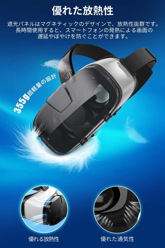 Новый выпуск VR VR гарнитура VR очки VR очки VR для смартфонов 1080P ультра широкоугольный угол обзора асферическая оптическая линза легкий вес хорошее тепло