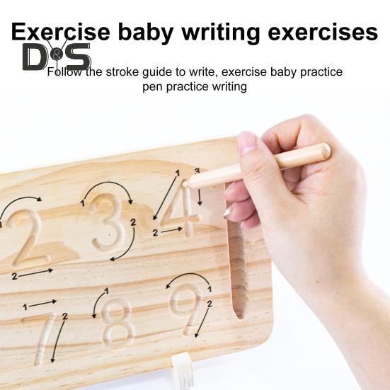 Детская арифметическая игрушка для счета с гибкой рукой, деревянный блок с цифрами, детская дошкольная обучающая игрушка для малышей, мальчиков и девочек, обучающие математические манипуляции