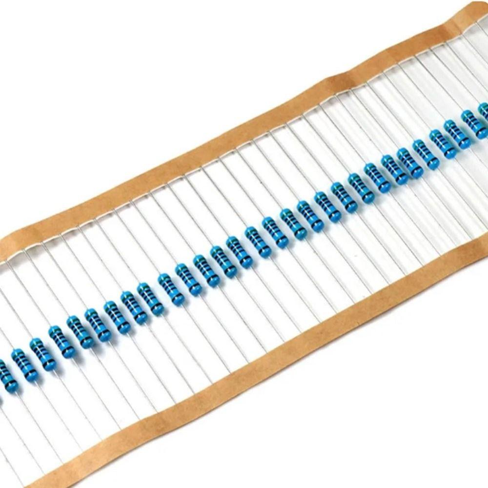 100PCS 1000 Ohm 1k Ohm Resistor High-precision 1/4W Resistors Metal Film Resistor Electronics