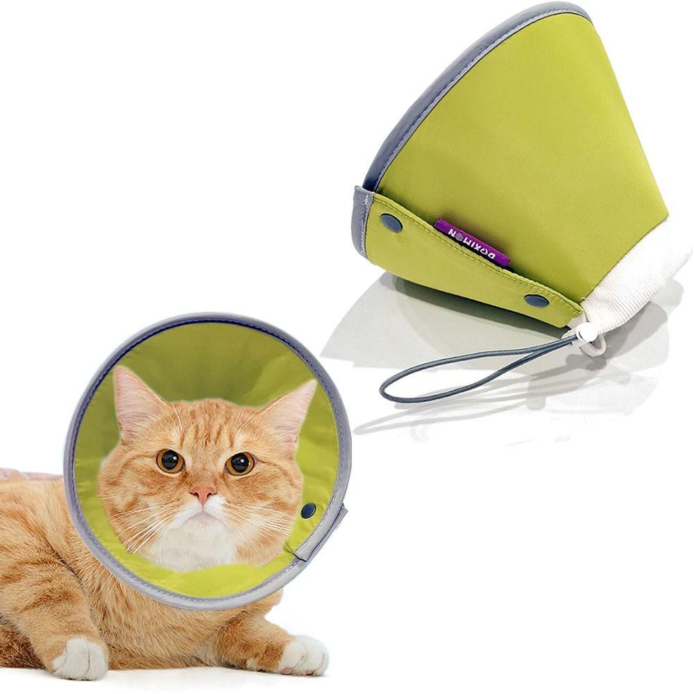 Lightweight Elizabethan Collars Anti-bite Cat Wound Recovery Sleeve Cute Cat Cone Collar Dogs