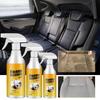 60/120/250ml Car Leather Foam Cleaner Spray Auto Interior Repair Renovator Coating Agent Car Plastic Detailing Restorer Polish
