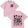 Rapper Bad Bunny Debi Tirar Mas Fotos DTMF Tour T-shirt Unisex Fashion Hip Hop Loose Cotton Casual Women And Men T-shirt