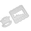 Sturdy And Durable Baby Bed Metal Dies DIY Crafts Made With Carbon Steel Embossing Stencil For Scrapbooking
