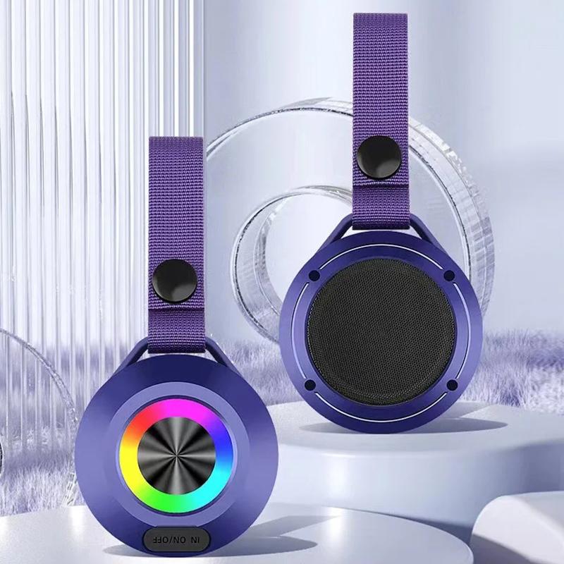 Светодиодные RGB Bluetooth-динамики Портативный Громкий Уличный Сабвуфер для езды на велосипеде Беспроводной динамик