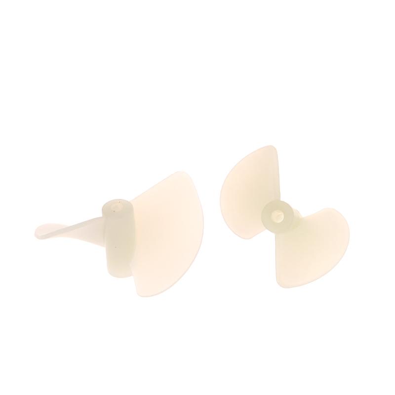 2 пары D22Mm/26Mm Cw/Ccw электрические нейлоновые винты для винтов Diy белые двухлепестковые винты для моделей радиоуправляемых лодок вал 2 мм
