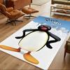 Pingu Arctic Adventure Washable Door Mat Compact Foldable Construction Stain-resistant Surface Office & Lounge Rug Minimalist Modern Style