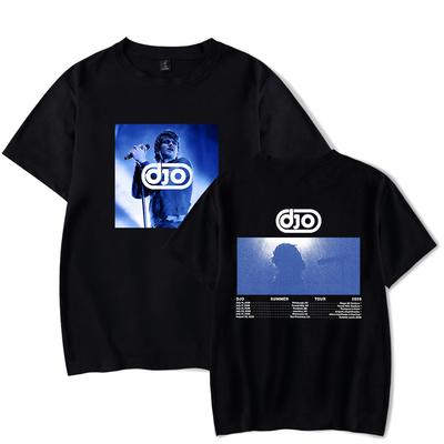 DJO TOUR 2026 Мерч Футболка 2026 тур Мерч Крутые Принты Топы для Унисекс и Женщин Стритвир