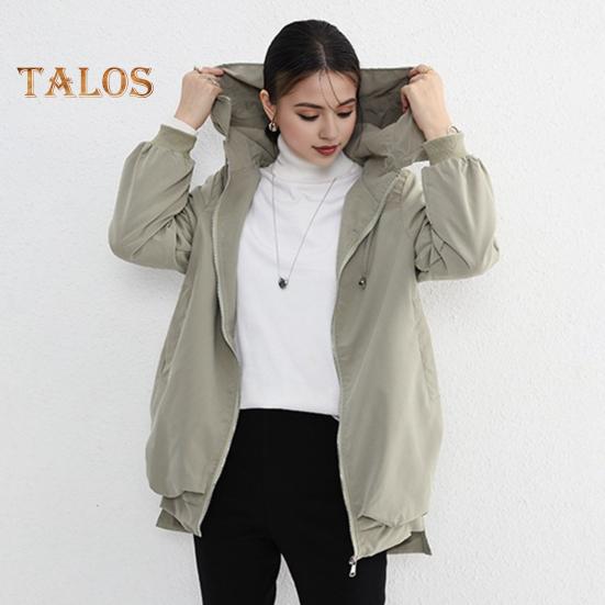 Осенне-весенняя женская куртка с коротким передом, длинной спинкой, разрезом по низу, капюшоном, застежкой-молнией, кардиганом, ветрозащитным пальто для путешествий, кемпинга