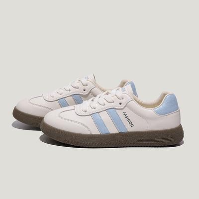 Ретро цветовая гамма, платформа, женские новые модные универсальные спортивные и повседневные кеды на шнуровке с круглым носком