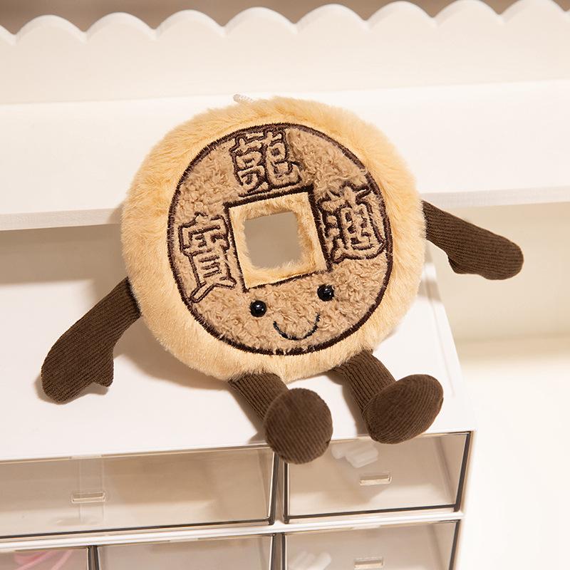 Rose White Dog Doll Skateboard Penguin Plush Toy Peanut Pendant Fun Doll Children's Gift