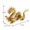 Dragon Gold Wooden 3D 3D puzzle DIY craft kit that can be enjoyed by everyone from elementary school students to adults Educational toy for boys and