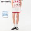 BARRY BANNY Детская юбка-трапеция с жаккардовым узором и бантом из ледяного шелка