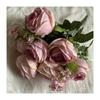 European Wedding Hall Flower Material With Faux Rose For Restaurant Decor