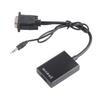 Преобразователь интерфейса мультимедиа VGA в HD 1080p USB-блок питания VGA-адаптер с 3,5-мм звуковым кабелем
