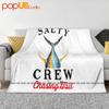 Salty Crew Мужское Беговое Ультрамягкое Одеяло-Покрывало Зимнее Покрытие для Дивана Постельное Белье